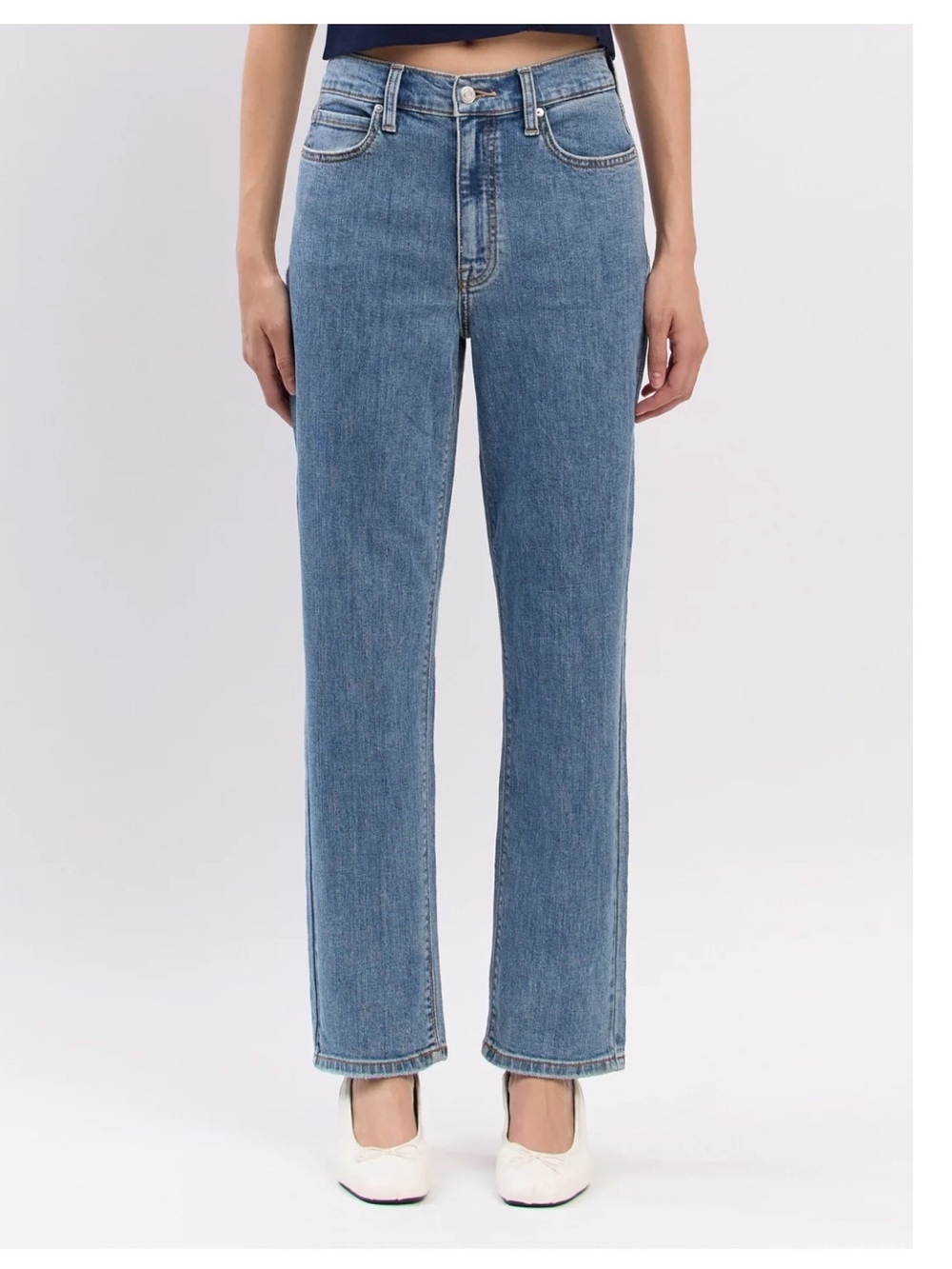 Eunina Olson Super High Rise Classic Straight leg Women’s Blue Jeans
